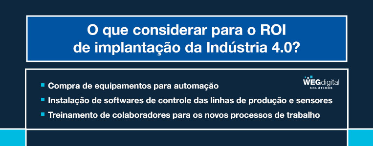 O que considerar para o ROI de implantação da Indústria 4.0