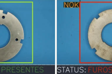 A solução da WEG que usa visão computacional para melhorar a qualidade e a segurança do processo de furação de peças automotivas