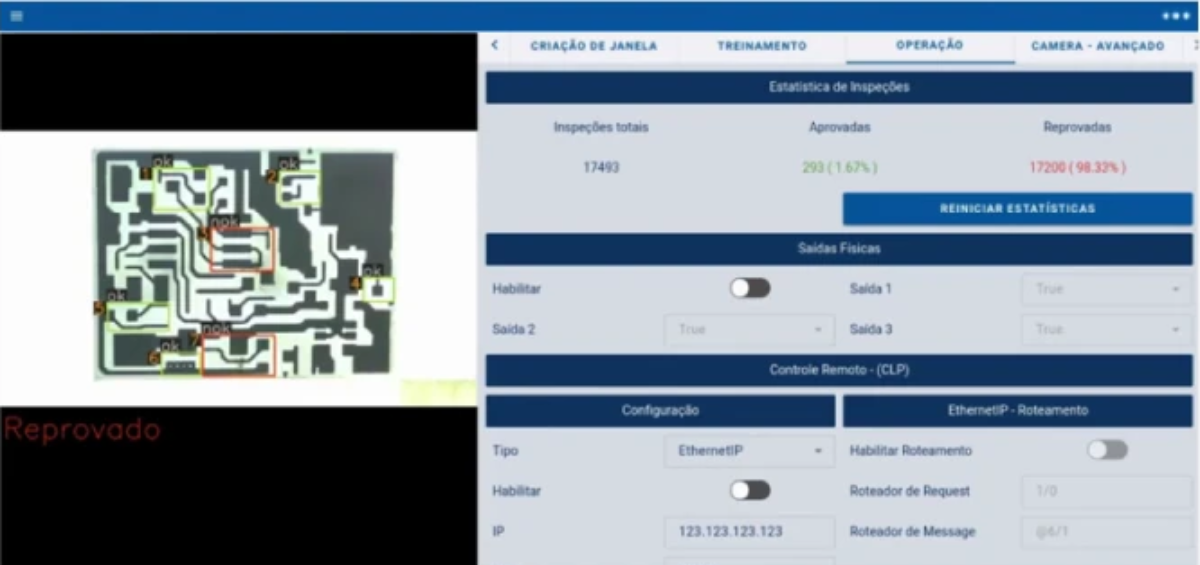 Identificação de falhas em placas de circuito impresso