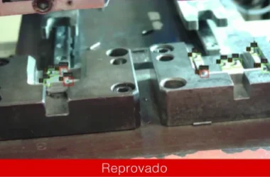 Utilizando o Sistema de Visão Computacional da WEG para verificação inteligente de pinos em processo de rebitagem