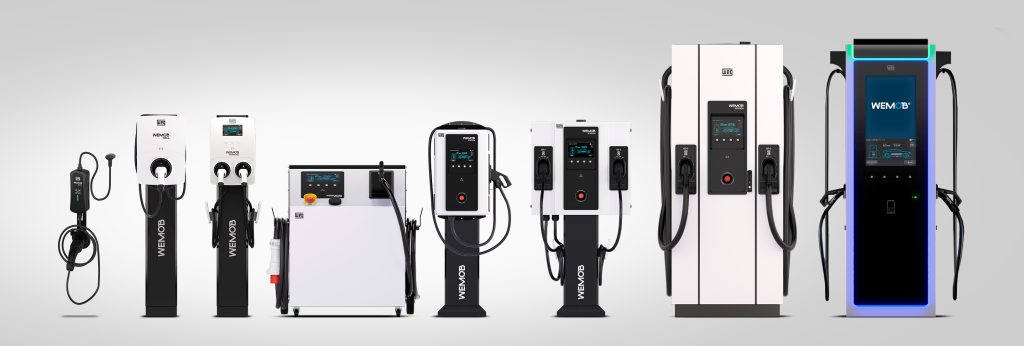 Portfólio completo de carregadores para veículos elétricos da WEG