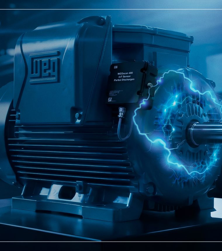 Ilustração das descargas parciais em motores elétricos de baixa tensão acionados por inversores de frequência.
