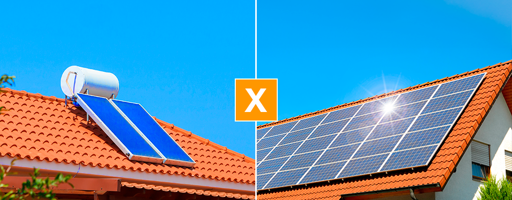 Diferença entre aquecimento solar e energia solar