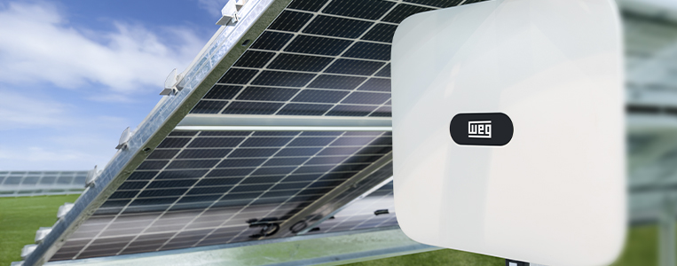 Unidade de energia solar WEG.