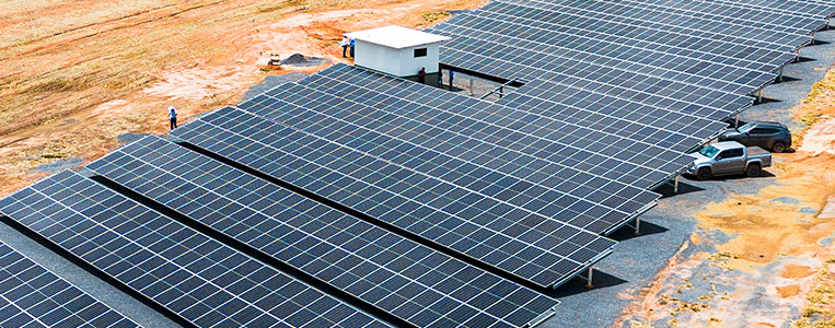 Bombeamento solar no agronegócio.