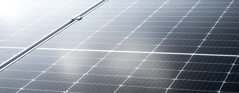 Painéis solares.