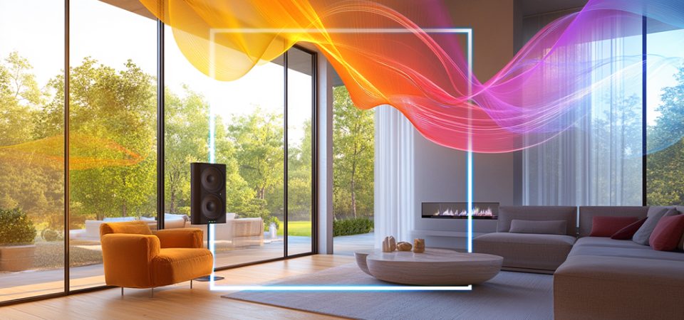 Banner com imagem de casa automatizada.