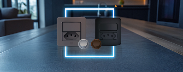 Tomadas de sobrepor WEG.