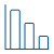 Ícone de gráfico de barras representando alta durabilidade (MCBF)